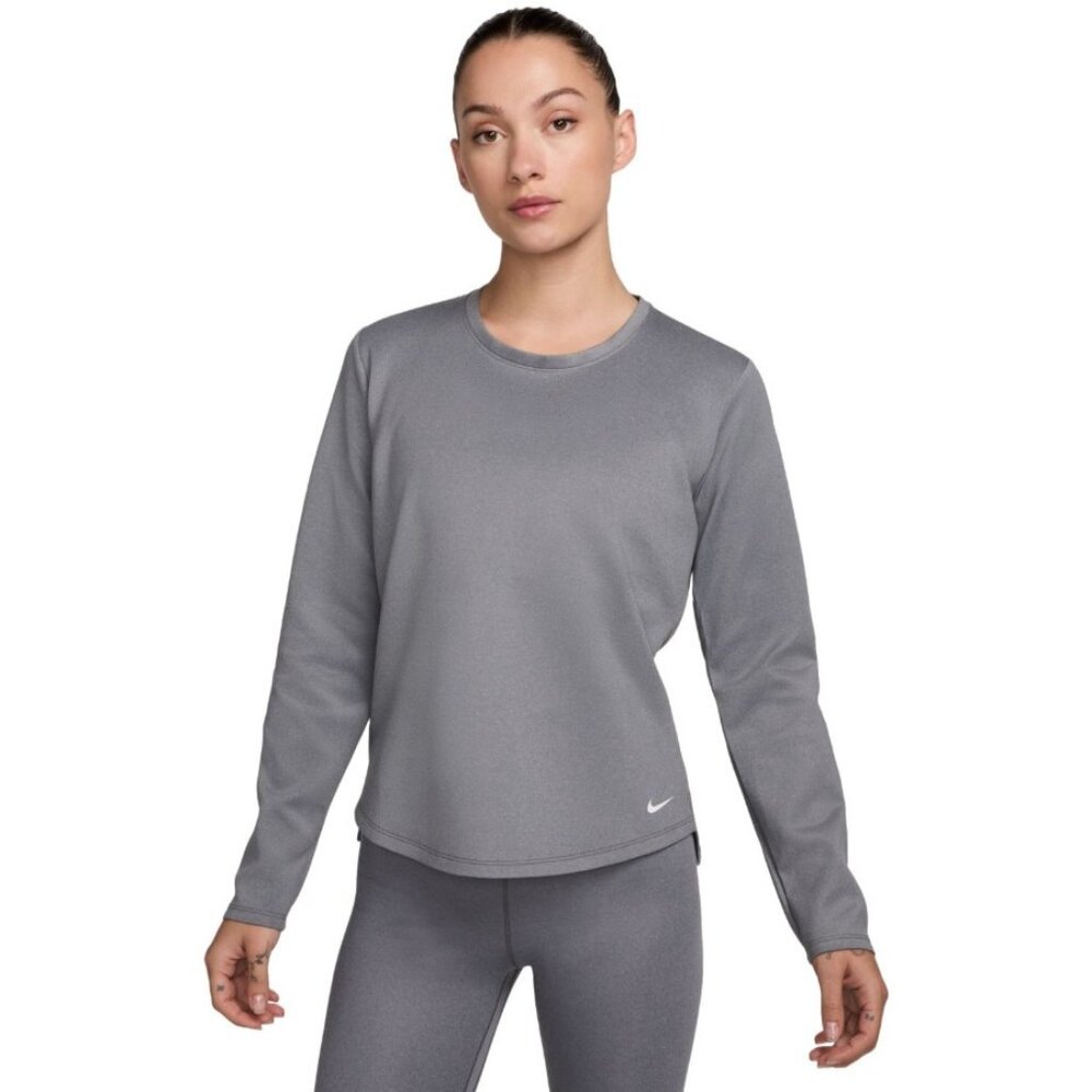 Nike Women's Therma-FIT One Long-Sleeve Top Size M in Smoke Grey